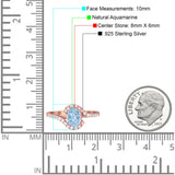 Oval Natural Stone Curved Art Deco Ring