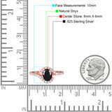 Oval Natural Stone Curved Art Deco Ring