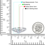 Vintage Style Round Natural Stone Ring