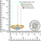 Vintage Style Round Natural Stone Ring