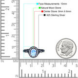 Oval Halo Vintage Style Statement Rings