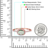 Art Deco Oval Natural Stone Solitaire Ring