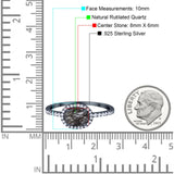 Art Deco Oval Natural Stone Solitaire Ring