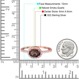 Art Deco Oval Natural Stone Solitaire Ring