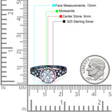 Vintage Style Round Natural Stone Ring