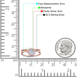 Two Piece Round Natural Stone Ring