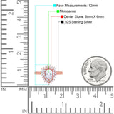 Pear Teardrop Natural Stone Halo Ring