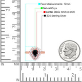 Pear Teardrop Natural Stone Halo Ring