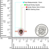 Pear Teardrop Natural Stone Halo Ring