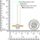 Vintage Style Oval Natural Stone Flower Ring