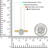 Vintage Style Oval Natural Stone Flower Ring