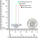 Art Deco Round Natural Stone Ring