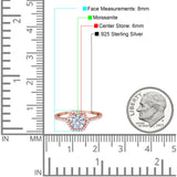 Round Natural Stone Hexagonal Ring