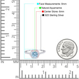 Round Natural Stone Hexagonal Ring