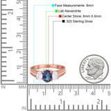 Three Stone Oval Natural Stone Wedding Ring