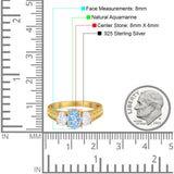 Three Stone Oval Natural Stone Wedding Ring