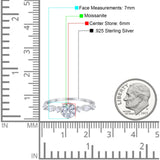 Vintage Style Round Natural Stone Beaded Ring