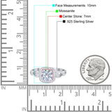 Art Deco Round Natural Stone Ring