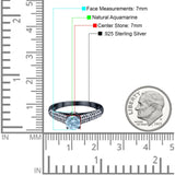 Vintage Style Round Natural Stone Ring