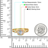 Art Deco Round Natural Stone Twisted Ring