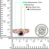 Art Deco Round Natural Stone Twisted Ring