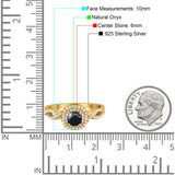 Art Deco Round Natural Stone Twisted Ring