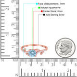 Round Natural Stone Leaf Style Ring