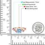 Art Deco Round Natural Stone Leaf Style Ring