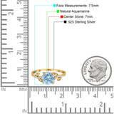 Art Deco Round Natural Stone Leaf Style Ring