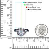 Vintage Style Round Natural Stone Ring