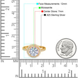 Vintage Style Round Natural Stone Ring