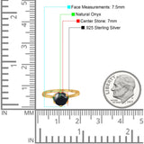 Art Deco Round Natural Stone Halo Ring