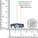 Round Natural Stone Leaf Style Ring