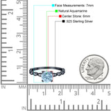 Vintage Style Round Natural Stone Ring