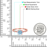 Vintage Style Round Natural Stone Ring