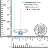 Vintage Style Round Natural Stone Ring