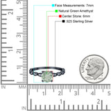 Vintage Style Round Natural Stone Ring