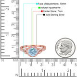 Art Deco Ring Round Natural Stone Beaded Ring