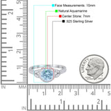 Art Deco Ring Round Natural Stone Beaded Ring