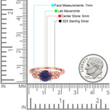 Art Deco Round Natural Stone Leaf Style Ring