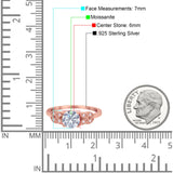 Art Deco Round Natural Stone Leaf Style Ring