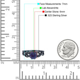 Art Deco Round Natural Stone Beaded Ring