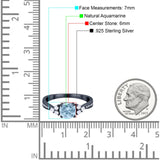 Vintage Style Round Natural Stone Ring