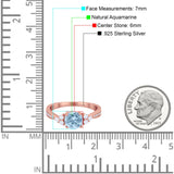 Vintage Style Round Natural Stone Ring