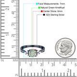 Vintage Style Round Natural Stone Ring