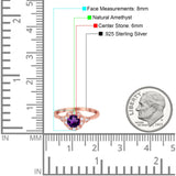 Art Deco Round Natural Stone Flower Ring