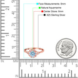 Art Deco Round Natural Stone Flower Ring