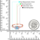 Art Deco Round Natural Stone Twisted Ring