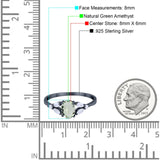 Art Deco Oval Trillium Ring