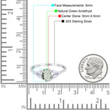 Art Deco Oval Trillium Ring